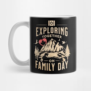 Exploring Together on Family Day Mug